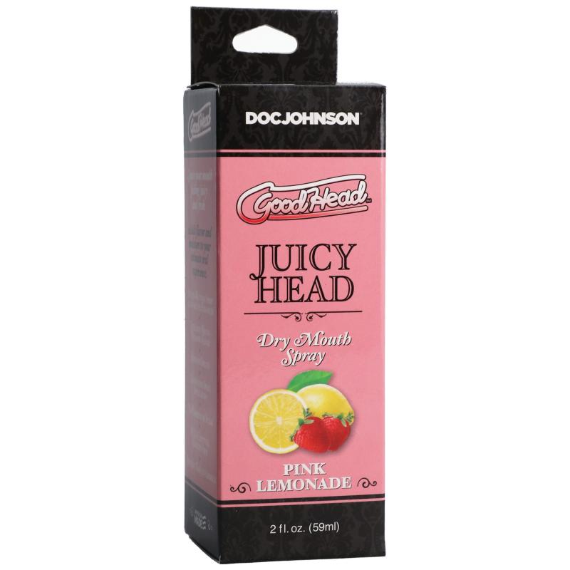 SO6065 Увлажняющий оральный спрей Doc Johnson GoodHead – Juicy Head Dry Mouth Spray – Pink Lemonade 59мл