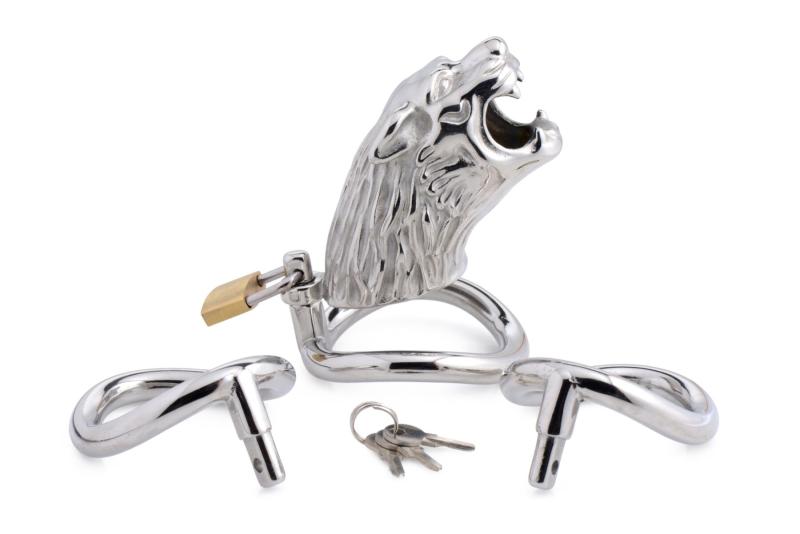 SO8795 Клетка для члена Master Series Tiger King Cock Cage With Lock