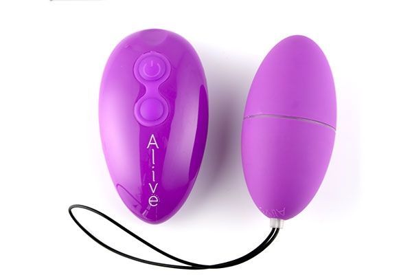 AL40523 Виброяйцо Alive Magic Egg 2.0 Purple с пультом ДУ, на батарейках