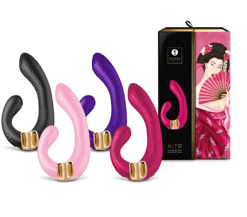 SO6911 Вибратор-кролик Shunga Miyo Black