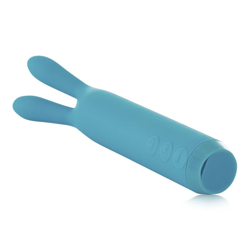 SO3032 Вибратор с ушками Je Joue - Rabbit Bullet Vibrator Teal, глубокая вибрация