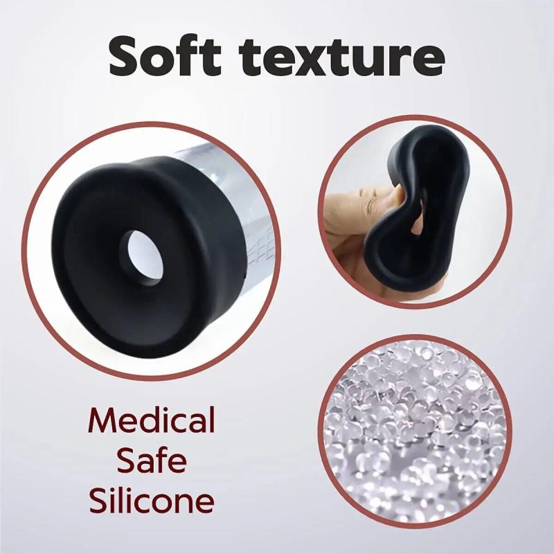 SO8704 Вакуумная помпа Men Powerup со стрелочным манометром и ручным насосом