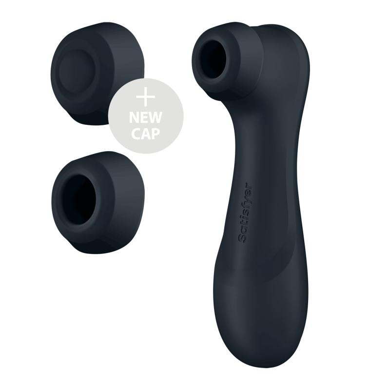 SO8404 Вакуумный клиторальный стимулятор Satisfyer Pro 2 Generation 3 with Liquid Air Connect App Dark Grey