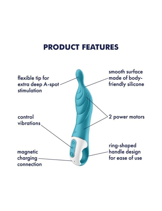 SO6125 Вибратор для точки А Satisfyer A-Mazing 2 Turquoise
