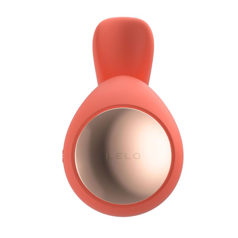 SO8077 Смарт-вібратор LELO Ida Wave Coral Red, вагінально-кліторальний, технологія WaveMotion, 2 мотори
