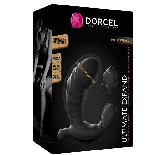 SO5074 Универсальный вибратор с надувающимся стволом Dorcel ULTIMATE EXPAND