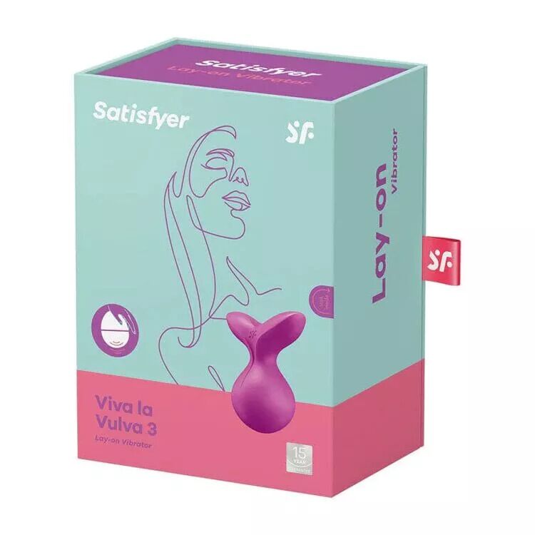 SO7787 Мини-вибромассажер Satisfyer Viva la Vulva 3 Violet