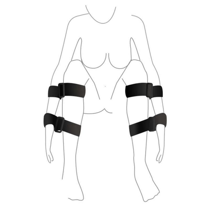 SO5159 Набор для фиксации Art of Sex - BDSM Hands to feet Simple