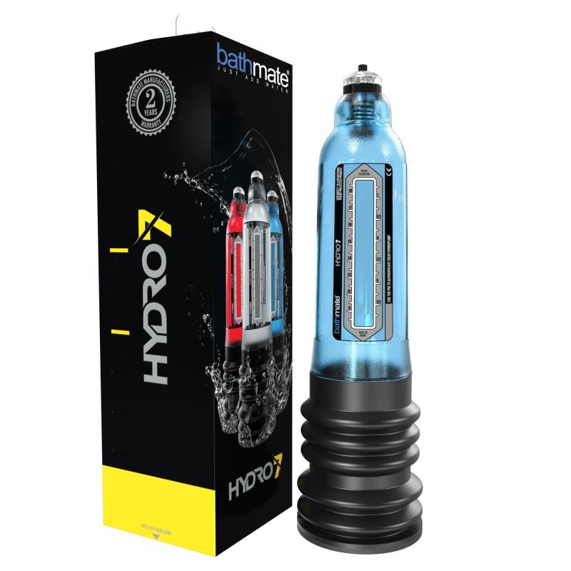BM-30-AB Гидропомпа Bathmate Hydro 7 Blue, для члена длиной от 12,5 до 18см, диаметр до 5см