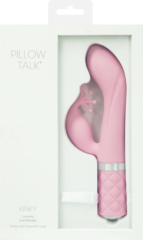 SO2715 Роскошный вибратор-кролик Pillow Talk - Kinky Pink с кристаллом Сваровски, мощный