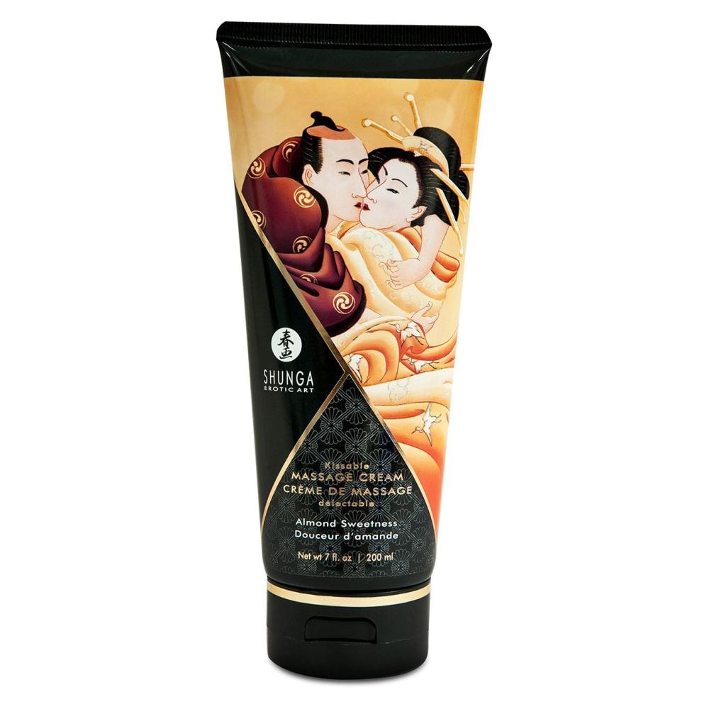 SO2509 Съедобный массажный крем Shunga Kissable Massage Cream - Almond Sweetness (200 мл)
