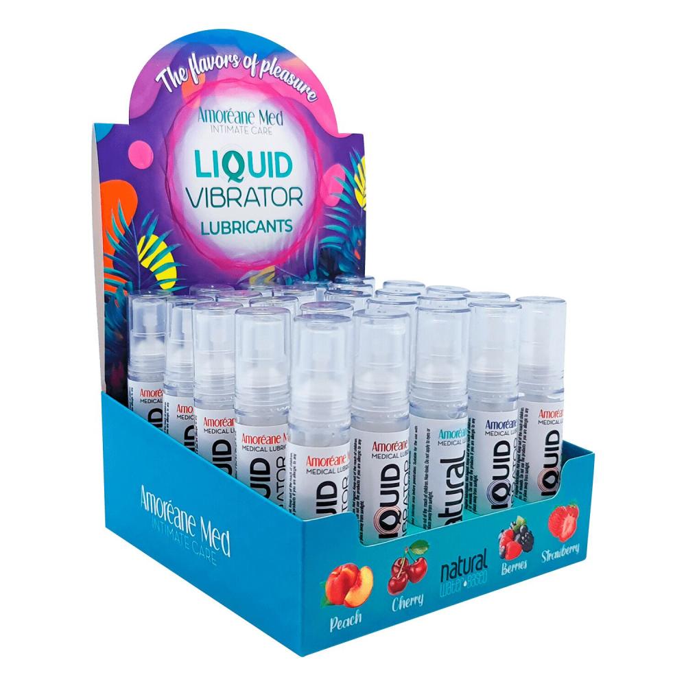 SO6538 Набор Amoreane Med 5 видов лубрикантов (5 шт каждого по 10 мл) + стенд