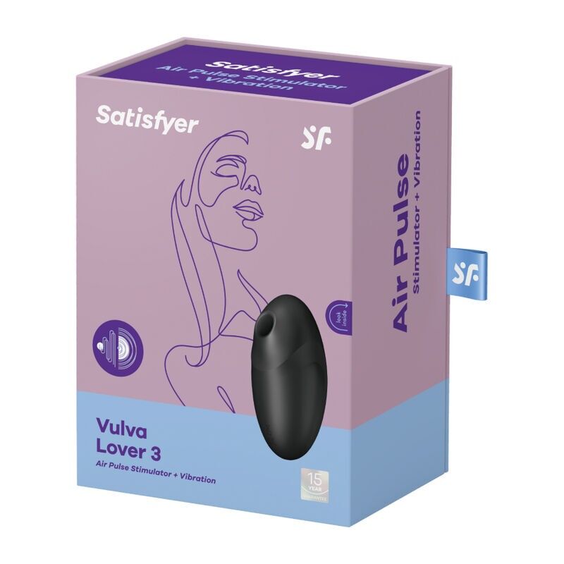 SO7783 Вакуумный стимулятор Satisfyer Vulva Lover 3 Black