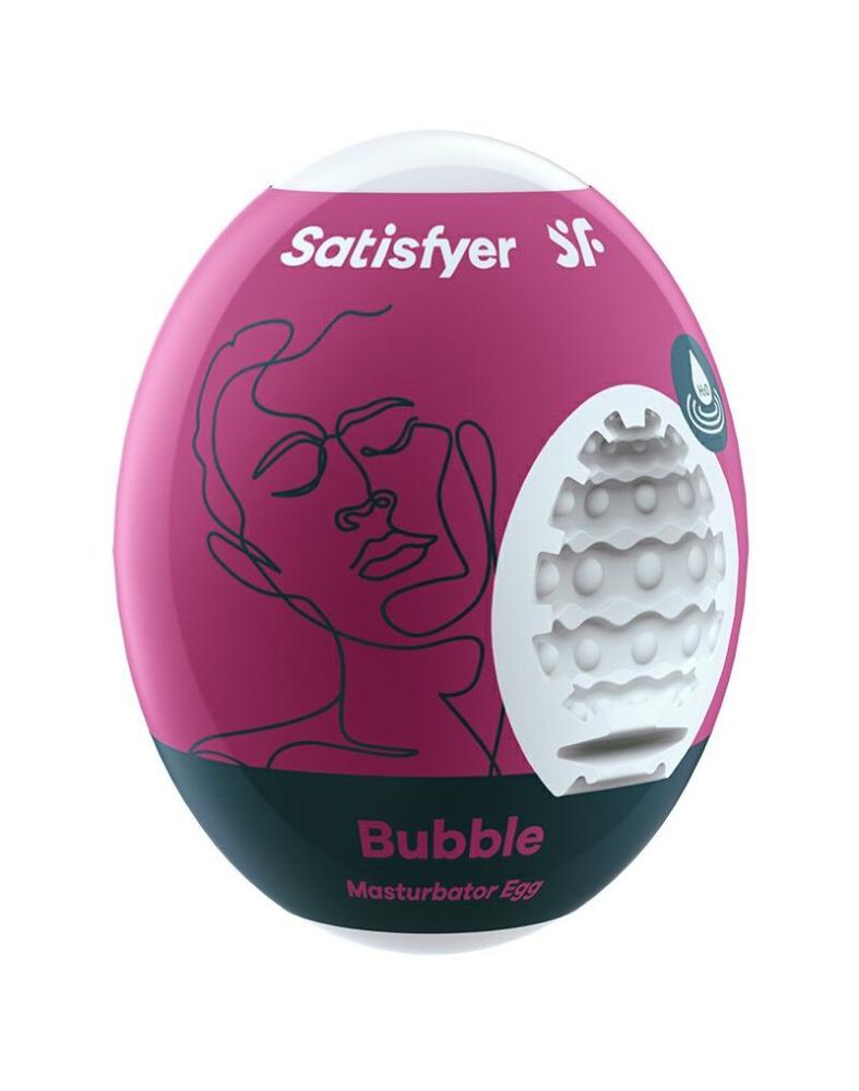 SO5521 Самосмазывающийся мастурбатор-яйцо Satisfyer Masturbator Egg Bubble, одноразовый, не требует смазки