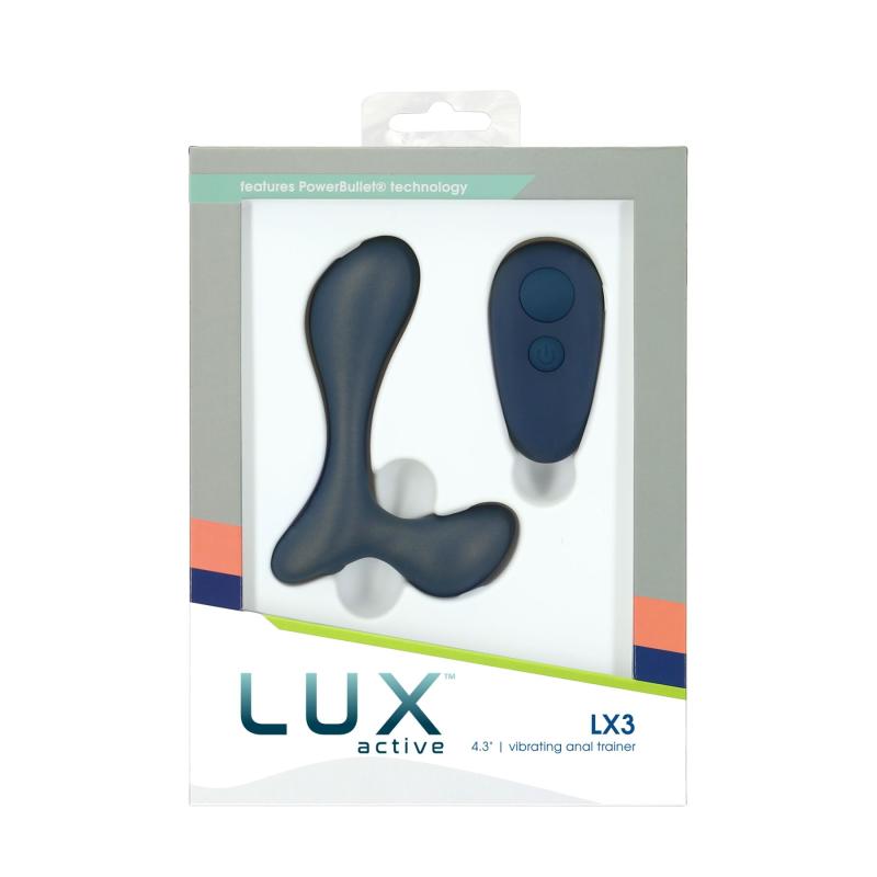 SO6836 Вибромассажер простаты Lux Active LX3 Vibrating Anal Trainer, пульт ДУ