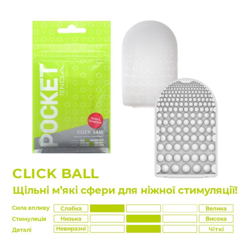 SO5595 Мастурбатор TENGA Pocket Click Ball