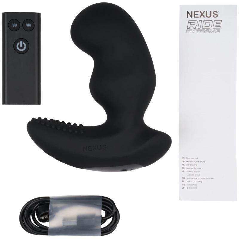 SO8698 Массажер простаты Nexus RIDE EXTREME Dual Motor Remote Control Prostate Vibrator - Black