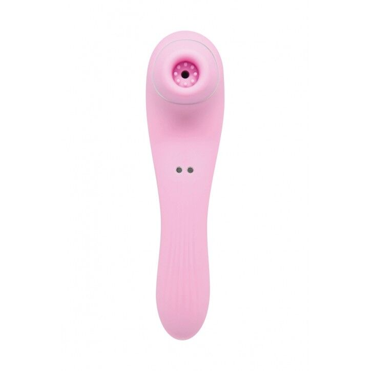 SO7409 Вакуумный стимулятор с вибрацией Wooomy Smoooch Pink Clitoral Suction & Vibration, 10х2 режимов