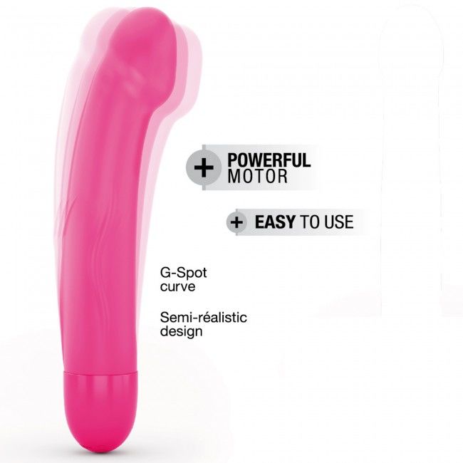 SO3571 Вибратор Dorcel Real Vibration M Magenta 2.0, диам 3,7см, перезаряжаемый, для точки G