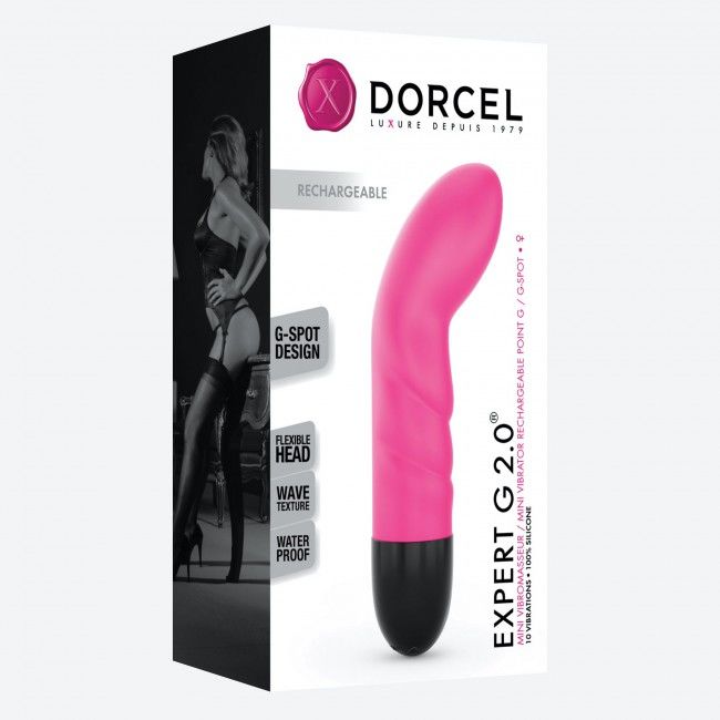 SO3573 Вибратор Dorcel Expert G 2.0 Magenta для точки G, перезаряжаемый