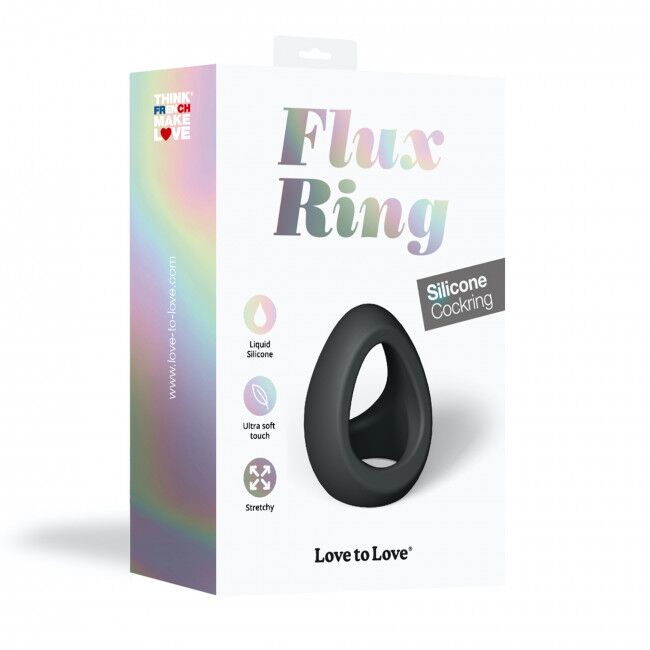 SO5087 Эрекционное кольцо двойное Love To Love FLUX RING - BLACK ONYX