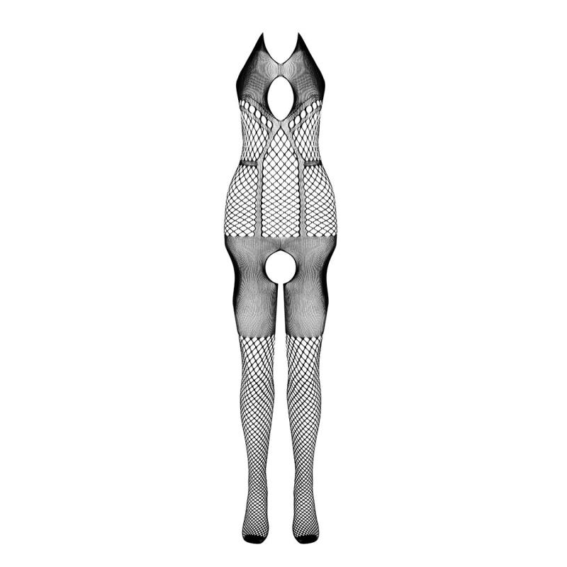 SO4726 Бодистокинг с имитацией чулок Passion BS079 black