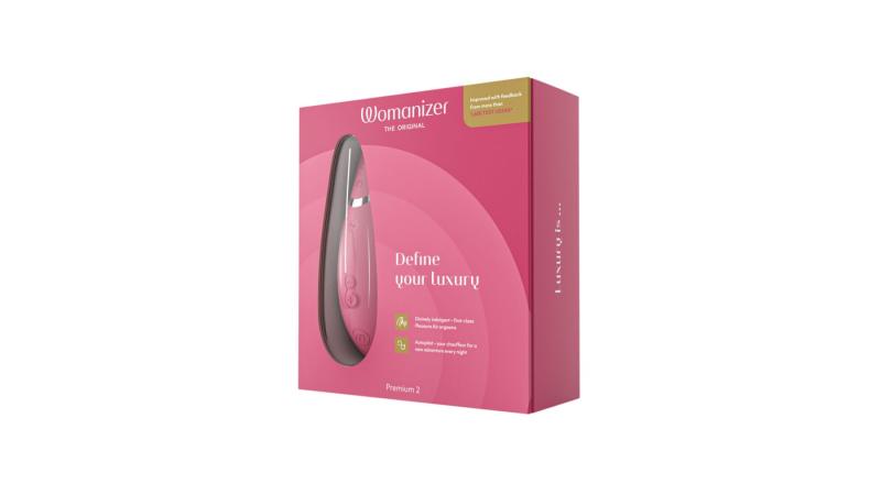 SO8753 Вакуумный клиторальный стимулятор Womanizer Premium 2 - Raspberry