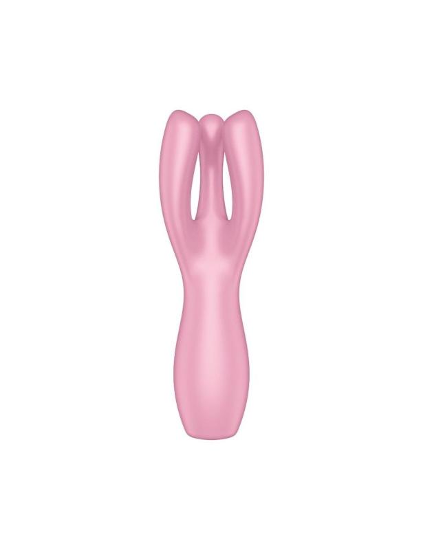 SO6101 Клиторальный вибратор Satisfyer Threesome 3 Pink с тремя пальчиками