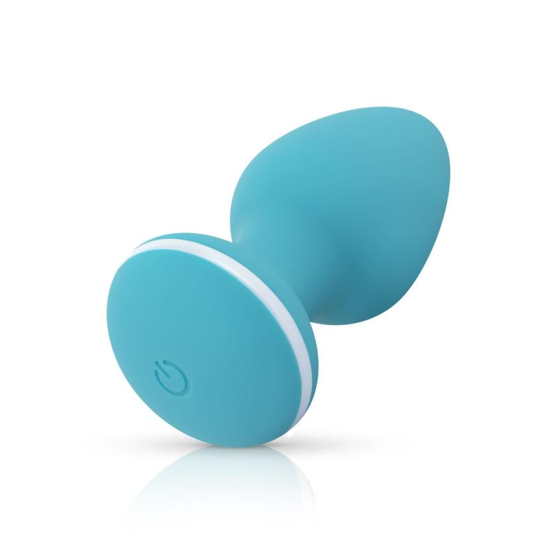 SO8887 Анальная вибропробка Cala Azul - Blanca Vibrating anal plug