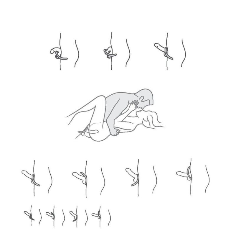 SO1701 Смарт-виброкольцо под одежду VERGE BY WE-VIBE SLATE, охватывает пенис и мошонку, 10 режимов