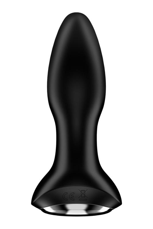 SO6279 Анальная смарт вибропробка с жемчужным массажем Satisfyer Rotator Plug 2+ Black