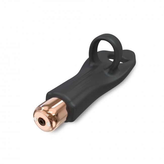 SO5093 Вибратор на палец Love To Love Tickle me - BLACK ONYX перезаряжаемый, 3 варианта использования