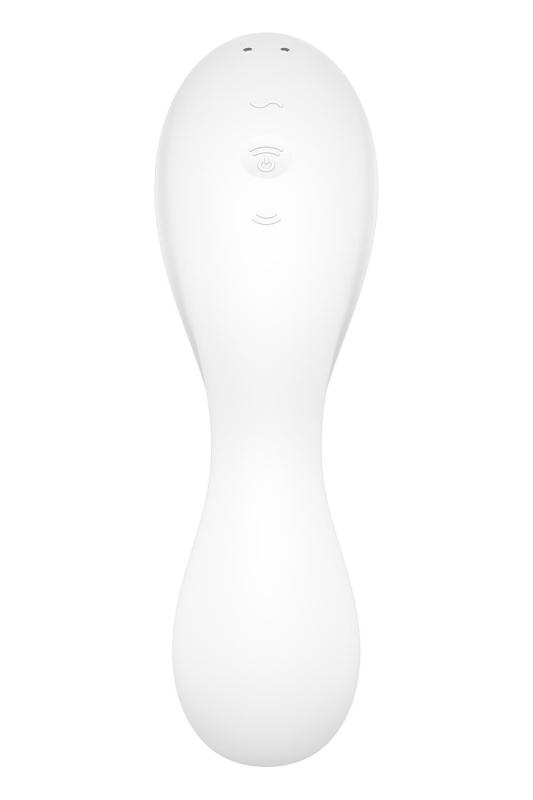 SO6725 Вакуумный смарт-стимулятор с вибрацией Satisfyer Curvy Trinity 5 (White), управление со смартфона