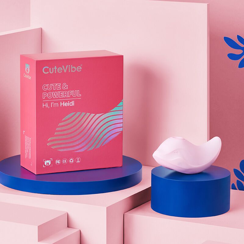 SO6554 Вибратор и вакуумный стимулятор CuteVibe Heidi Pink