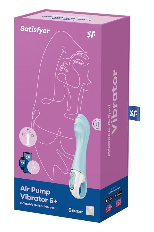 SO6719 Смарт-вибратор точки G Satisfyer Air Pump Vibrator 5+, надувается