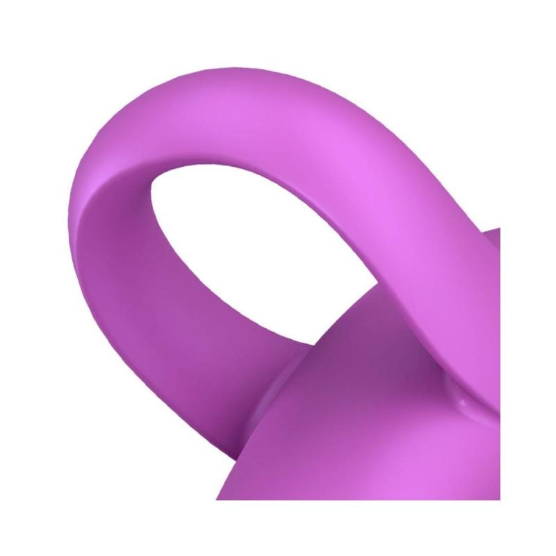 SO6720 Вибратор на палец Satisfyer Bold Lover Dark Pink, гибкий