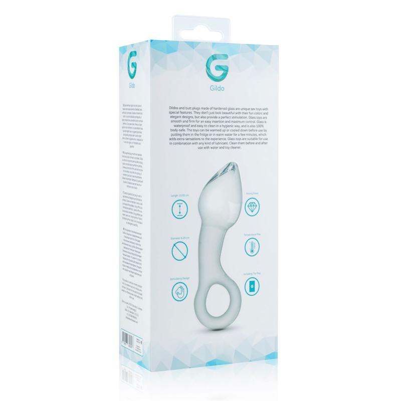 SO4418 Стеклянный стимулятор простаты Gildo Glass Prostate Plug No. 13