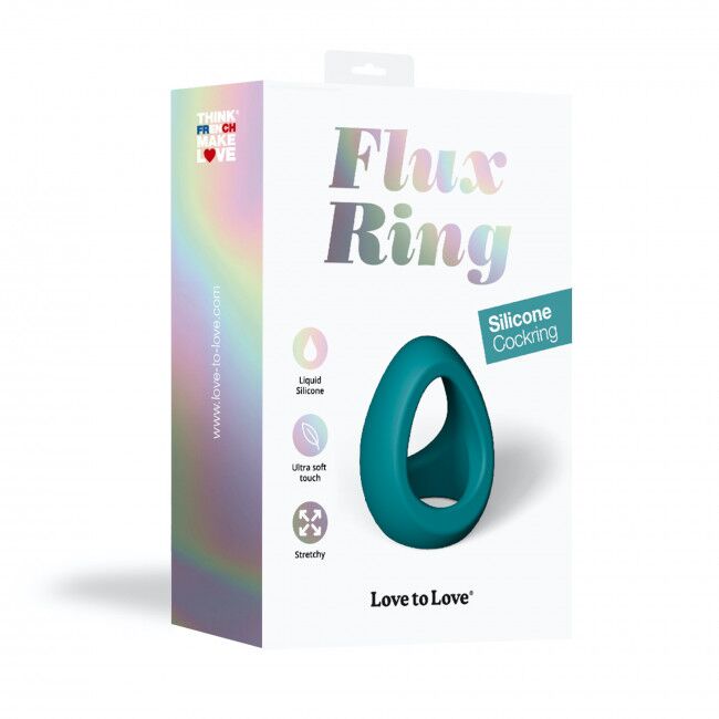 SO5086 Эрекционное кольцо двойное Love To Love FLUX RING - TEAL ME