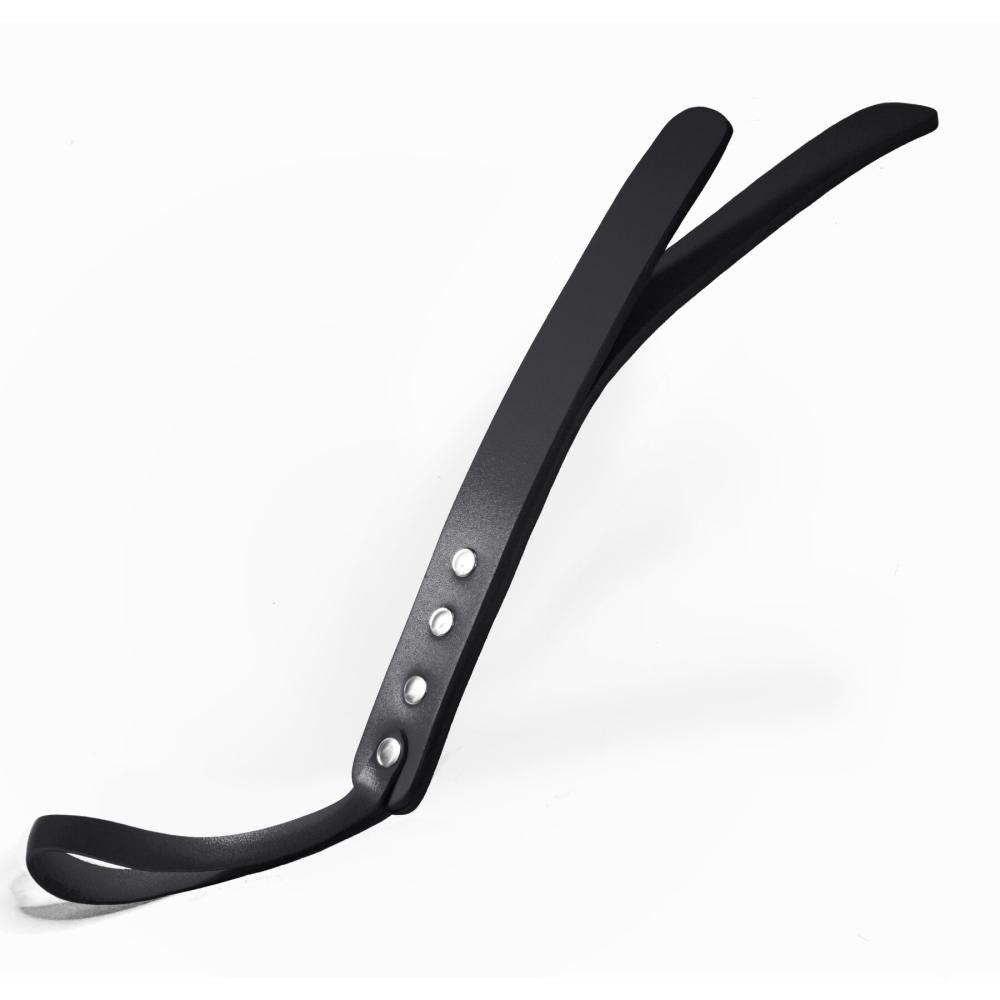 SO8262 Паддл двухслойный Feral Feelings Leather Mini Paddle Black, натуральня кожа, black