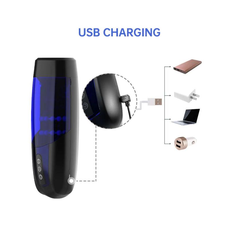 SO8221 Интерактивный смарт мастурбатор Magic Motion Xone, имитация фрикций, 10 режимов, турбо-кнопка