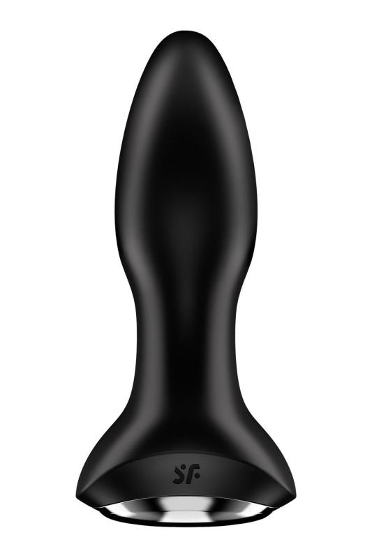 SO6279 Анальная смарт вибропробка с жемчужным массажем Satisfyer Rotator Plug 2+ Black