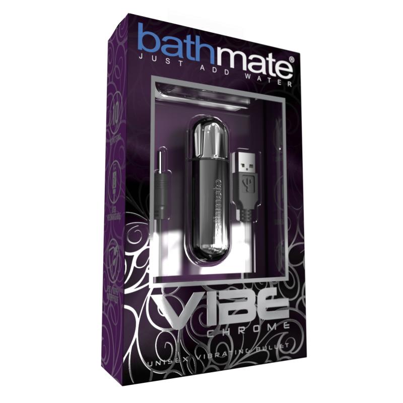 SO2438 Вібропуля Bathmate Vibe Bullet Chrome, глибока потужна вібрація