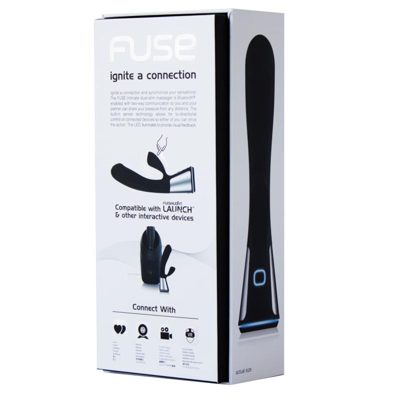 SO2907 Интерактивный вибратор-кролик Ohmibod Fuse for Kiiroo Black