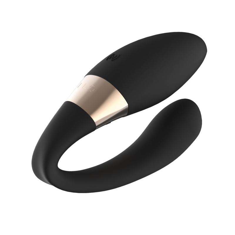 SO8117 Вибратор для пар LELO Tiani Duo Black, 2 мотора, пульт ДУ
