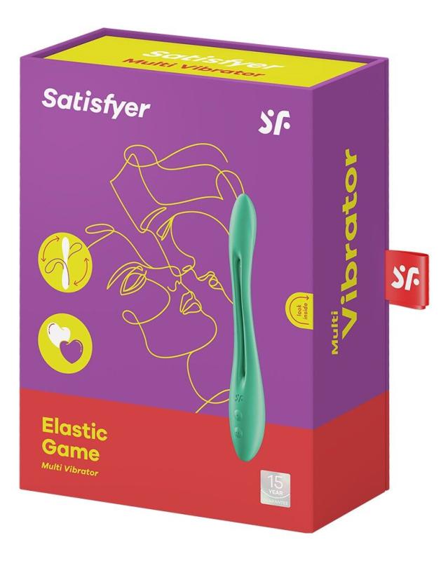 SO6127 Универсальный гибкий вибратор для пар Satisfyer Elastic Game Light Green