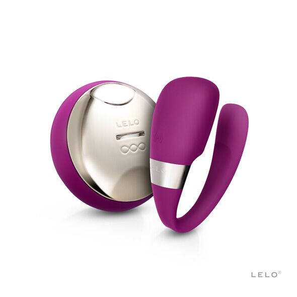 SO8116 Вибратор для пар LELO Tiani 3 Deep Rose, 2 мотора, пульт ДУ