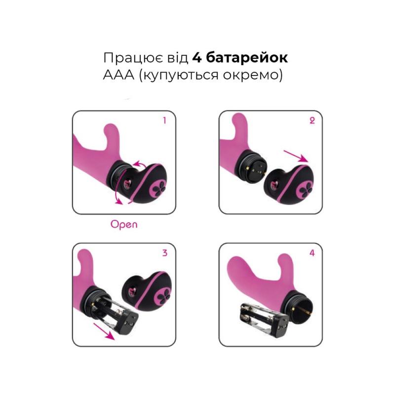 AD10761 Вибратор Adrien Lastic Butch Cassidy со сменными насадками для клитора