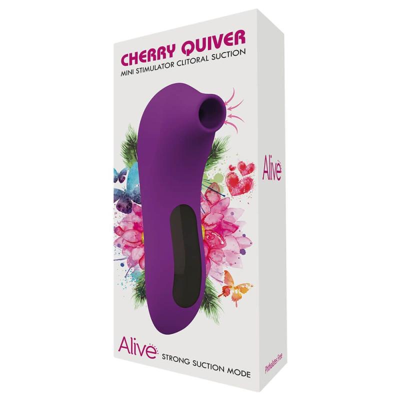 SO3832 Недорогой вакуумный клиторальный стимулятор Alive Cherry Quiver
