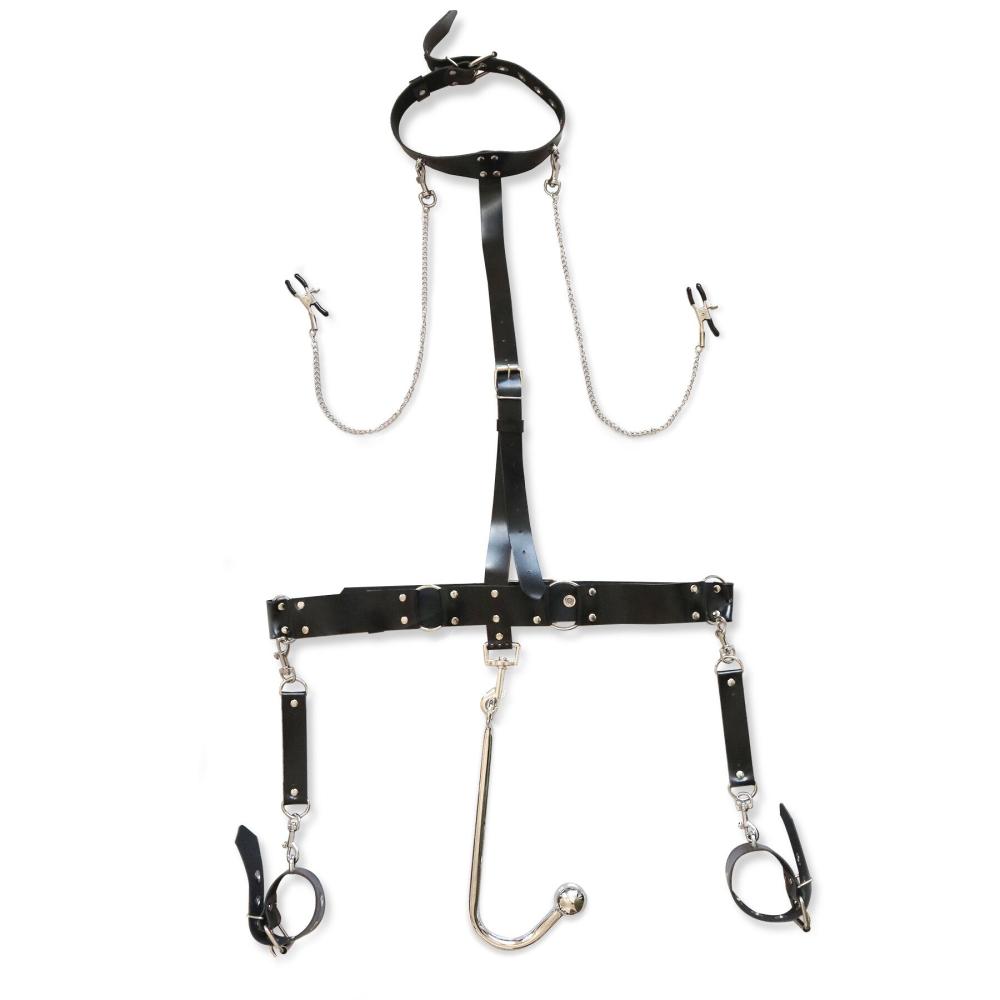 SO8290 Бондажный набор с металлическим анальным крюком №2 Art of Sex Bridget Bondage set with anal hook №2