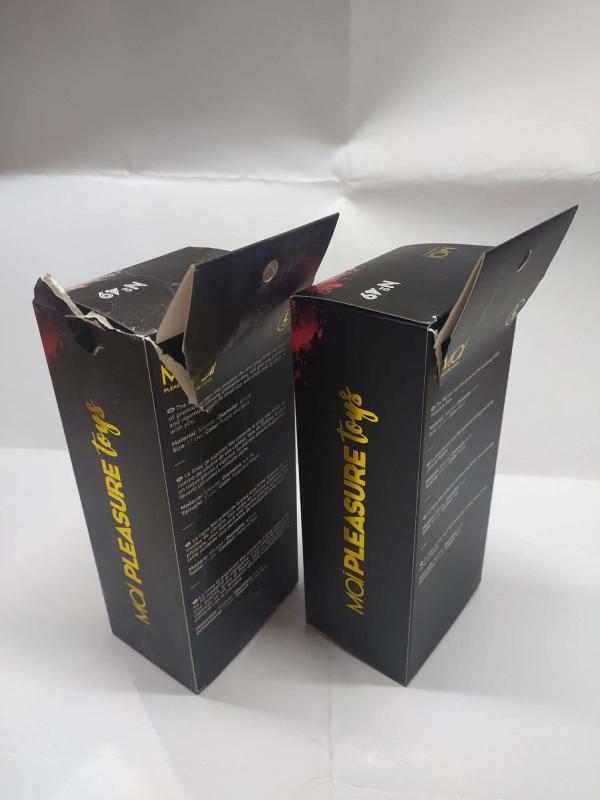 SO4632-R Анальная пробка с кристаллом MAI Attraction Toys №49 Black (мятая упаковка)